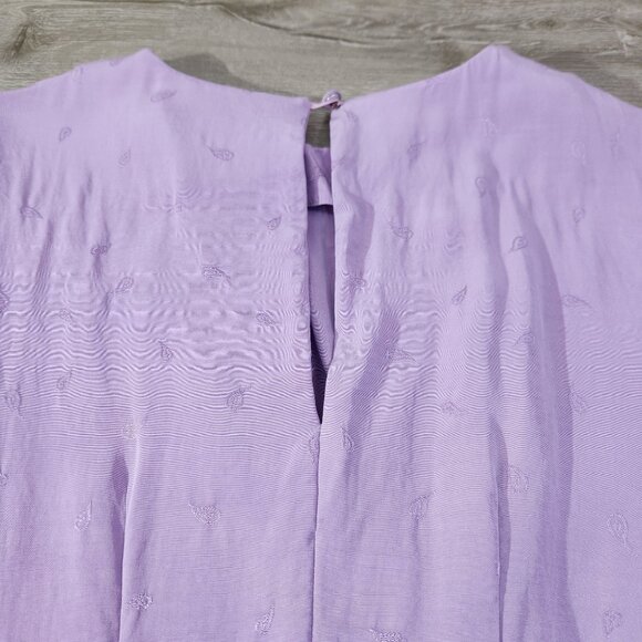 Paris Atelier & Other Stories Lavender Midi Dress With Knot Detail Womens Size 2 - Picture 12 of 16